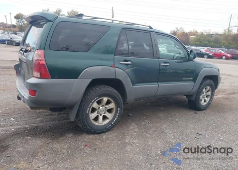 2003 Toyota 4Runner Sr5 Sport V8 из США, поврежденный, VIN JTEBT14R830016820